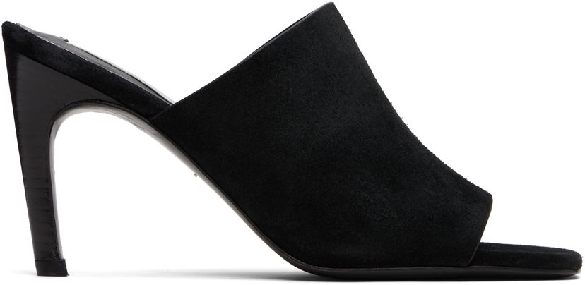 Одяг TOTEME TOTEME Bandeau Suede Mules чорний | 253-WAS0245-LE0004