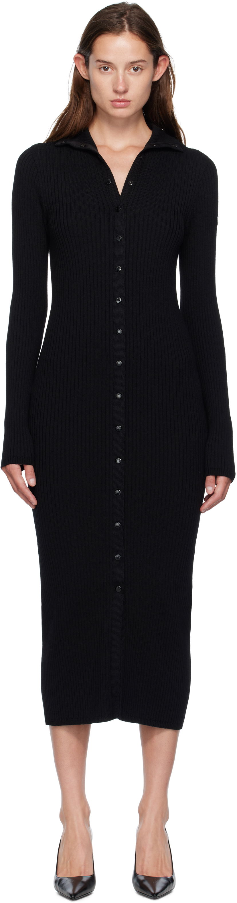 плаття Moncler EE72 Maxi Dress чорний | K24039L00001M1131