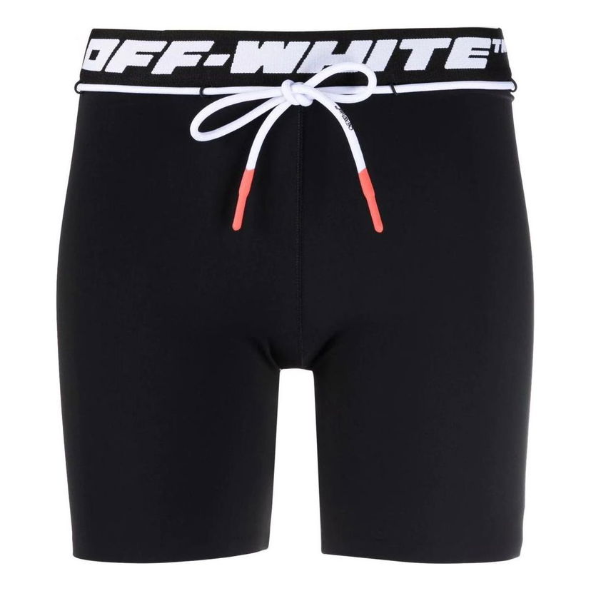 Шорти Off-White Logo-Waistband Running Shorts чорний | OWVH025C99JER0011000