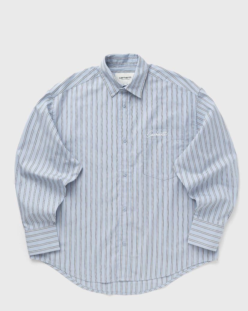 Сорочка Carhartt WIP Grimsby Long Sleeve Shirt Синій | I035134-30O.XX