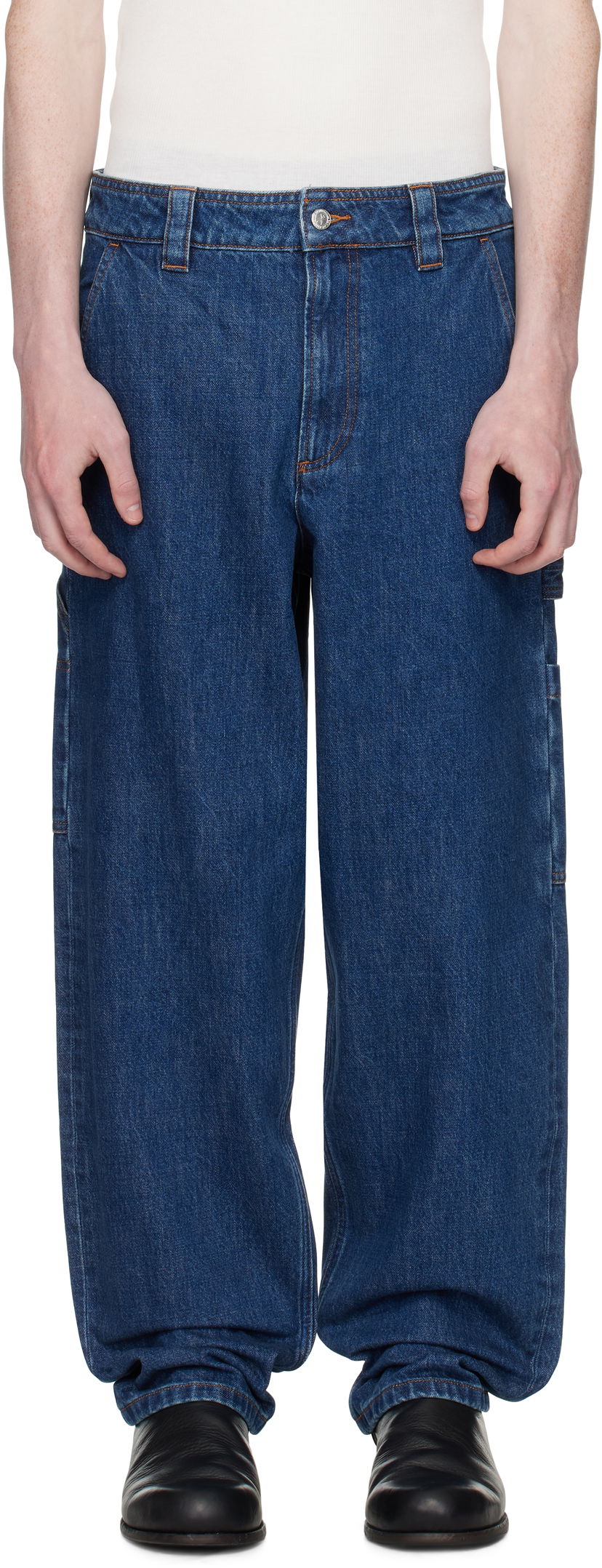 Джинси A.P.C. A.P.C. Fergus Loose Fit Jeans Синій | COHJK-M08500
