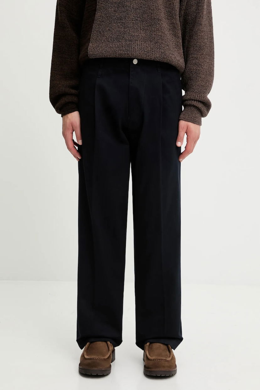 Штани Human Made Human Made SKATER Pleated Trousers чорний | HM30PT013