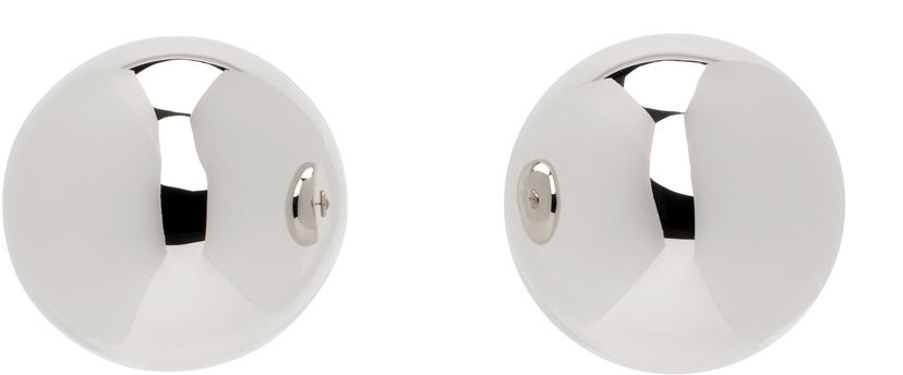 Сережки Givenchy Givenchy Curve Earrings Металік | BF112DF003040