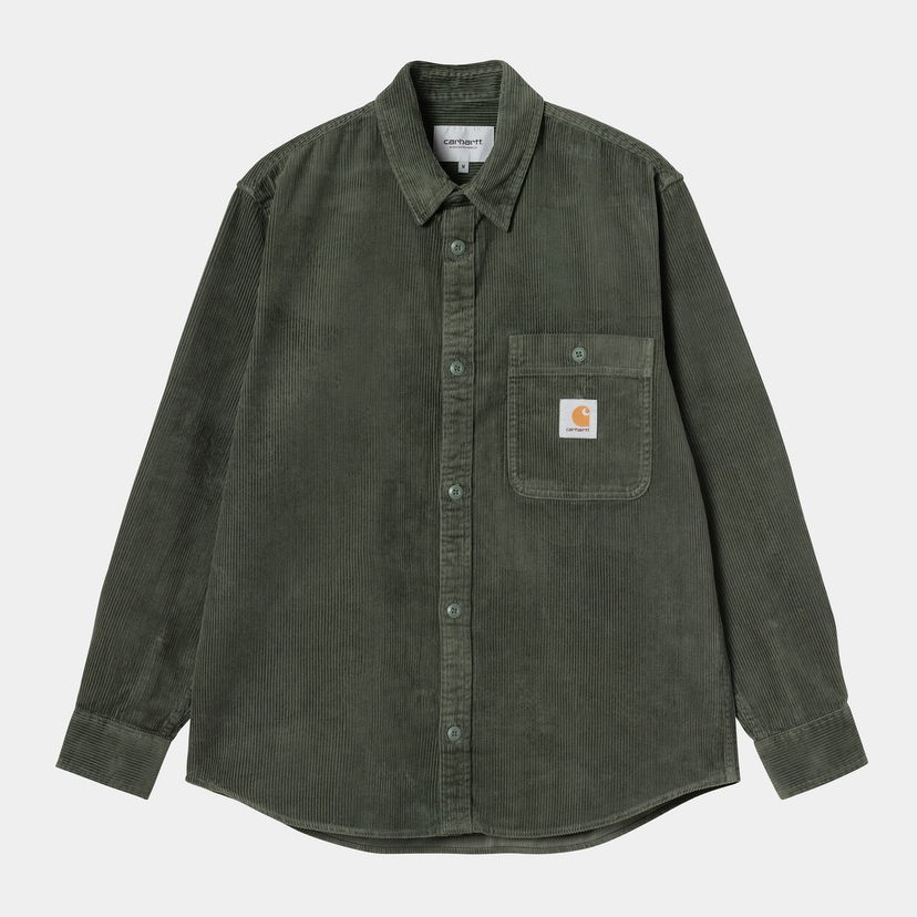 Сорочка Carhartt WIP Carhartt WIP Flint Long Sleeve Shirt Зелений | I035837_9