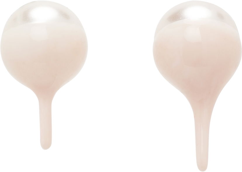 Сережки Ottolinger Dipped Pearl Stud Earrings Рожевий | 125-902525-02