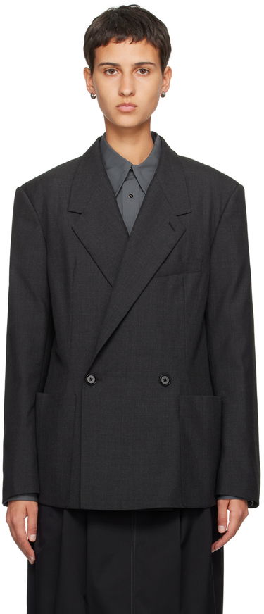 Куртка LEMAIRE Soft Tailored Double-Breasted Blazer чорний | JA1017 LF414, 0