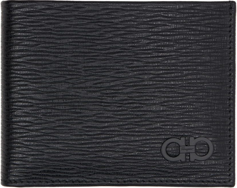 Гаманець FERRAGAMO Gancini Wallet чорний | 733314