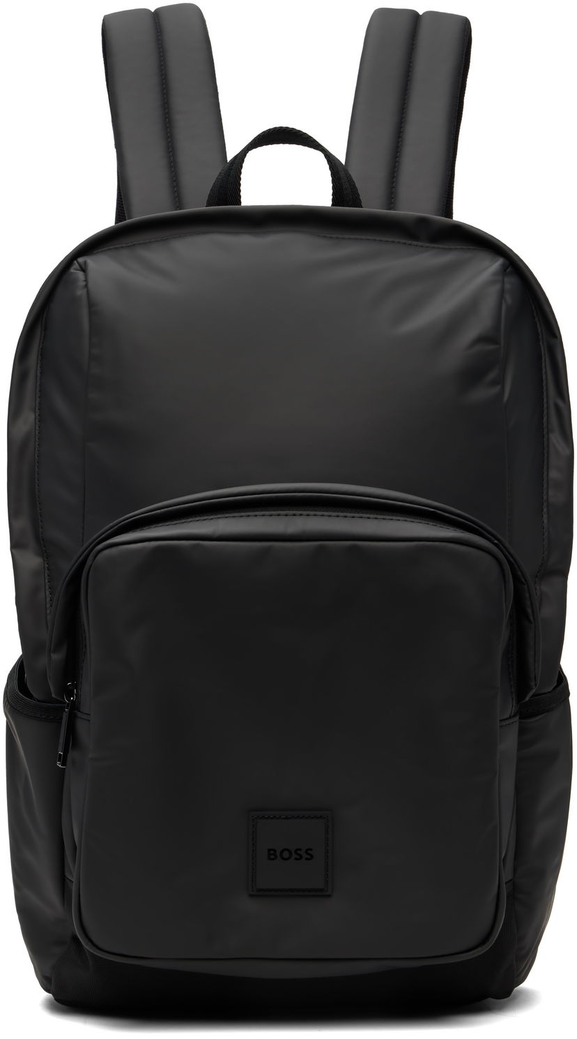 Рюкзак BOSS Coated Canvas Logo Backpack by BOSS чорний | 50548160