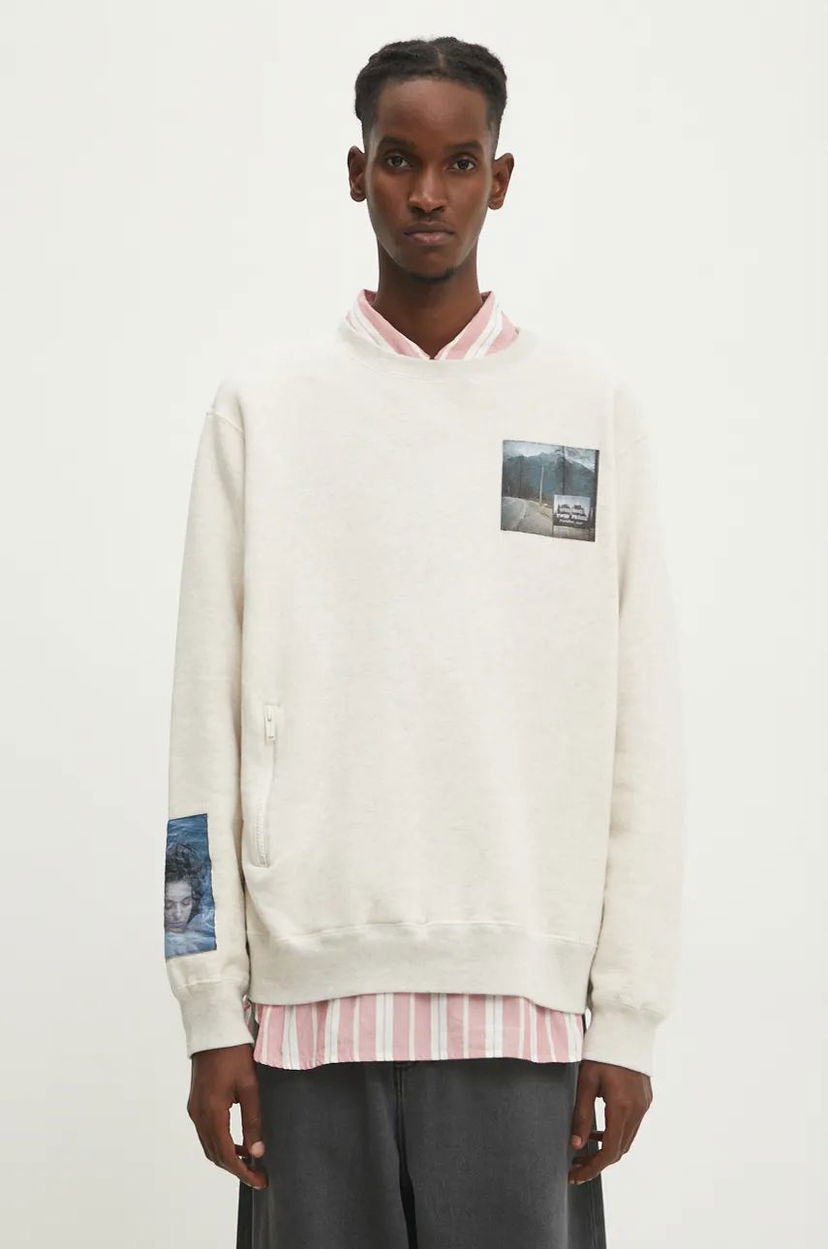 Світшоти UNDERCOVER Sweatshirt With Print бежевий | UC2D4802.2