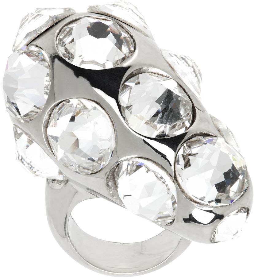 Кільце Acne Studios Acne Studios Crystal Drop Ring Металік | C50468-
