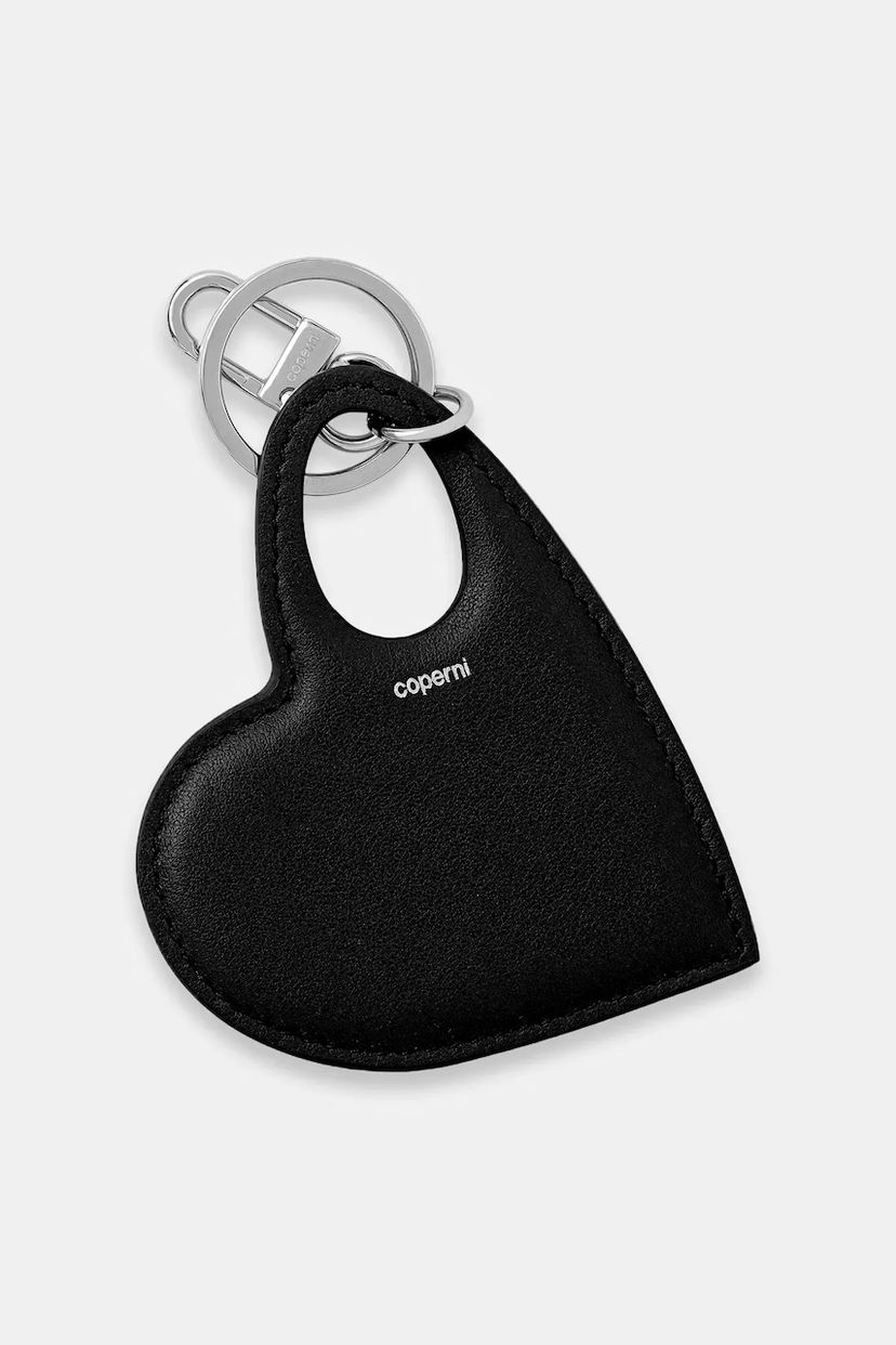 Брелоки Coperni Coperni Heart Keychain чорний | COPSLG03F6043