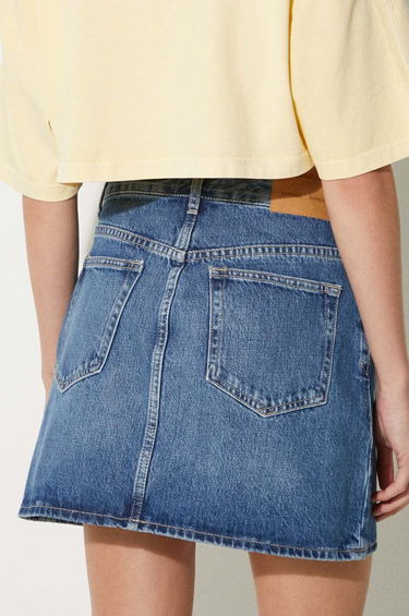 Спідниця Samsoe Samsoe Samsoe Samsoe SASHELLY Mini Denim Skirt Синій | F24200020, 2