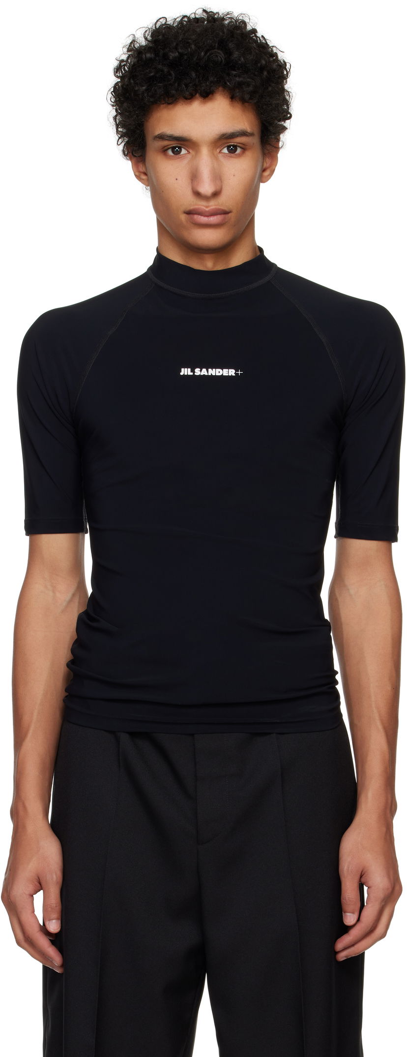 Футболка Jil Sander Jil Sander Surf  T-Shirt чорний | J47NF0002_J20032