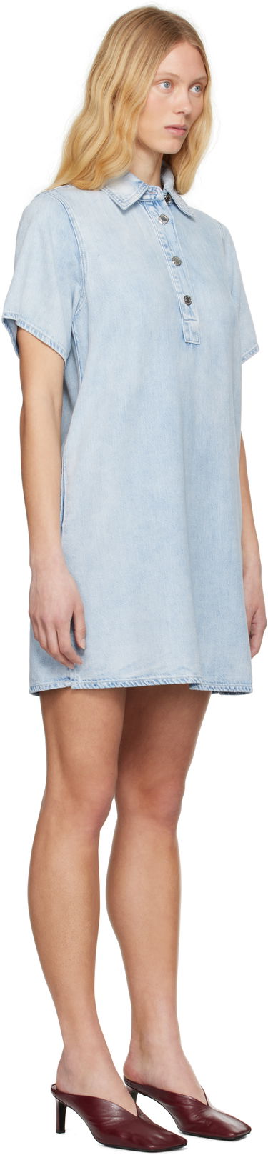 плаття rag & bone Rag & Bone Jocelyn Featherweight Denim Minidress Синій | WDD25S1512UFAL, 1
