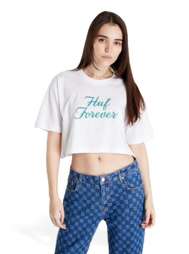 Кроп-топи HUF Forever Crop Tee білий | WTS0048 WHITE
