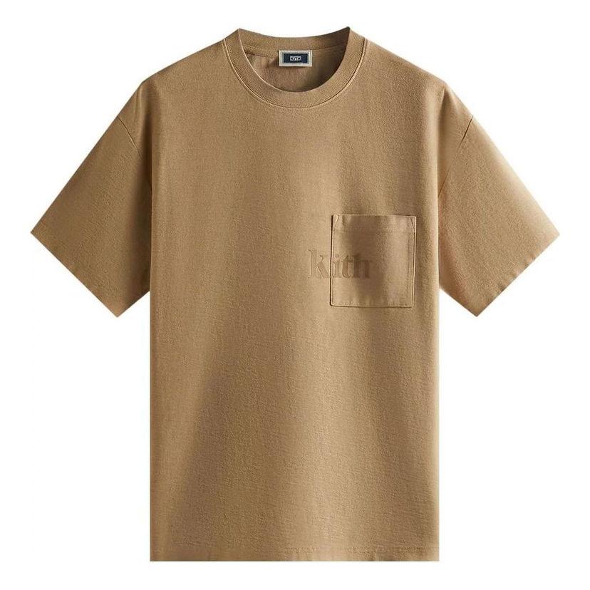 Футболка KITH Quinn Pocket T-Shirt Коричневий | KHM030945-218