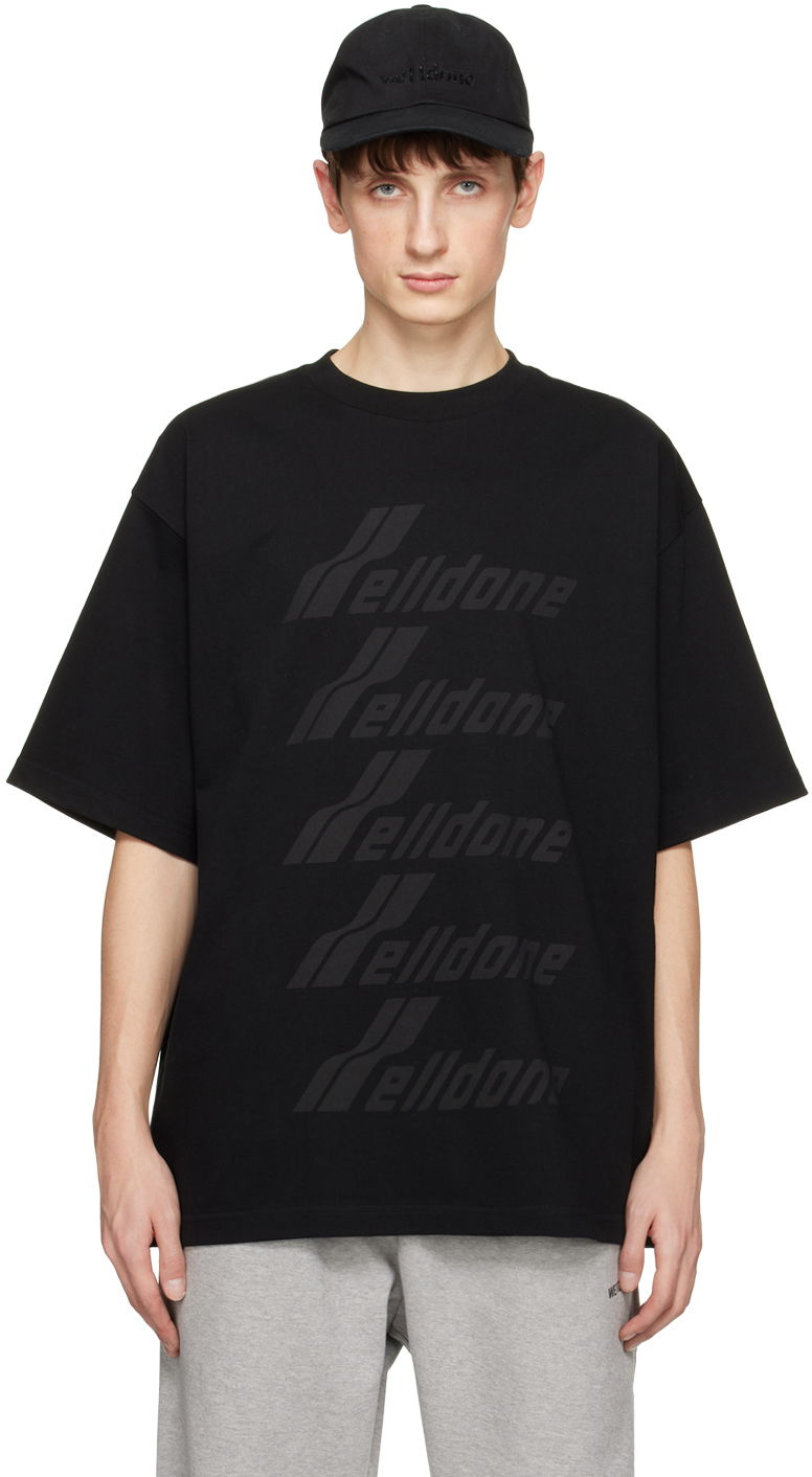 Футболка We11done Printed T-Shirt чорний | WD-TP6-20-074-U-BK