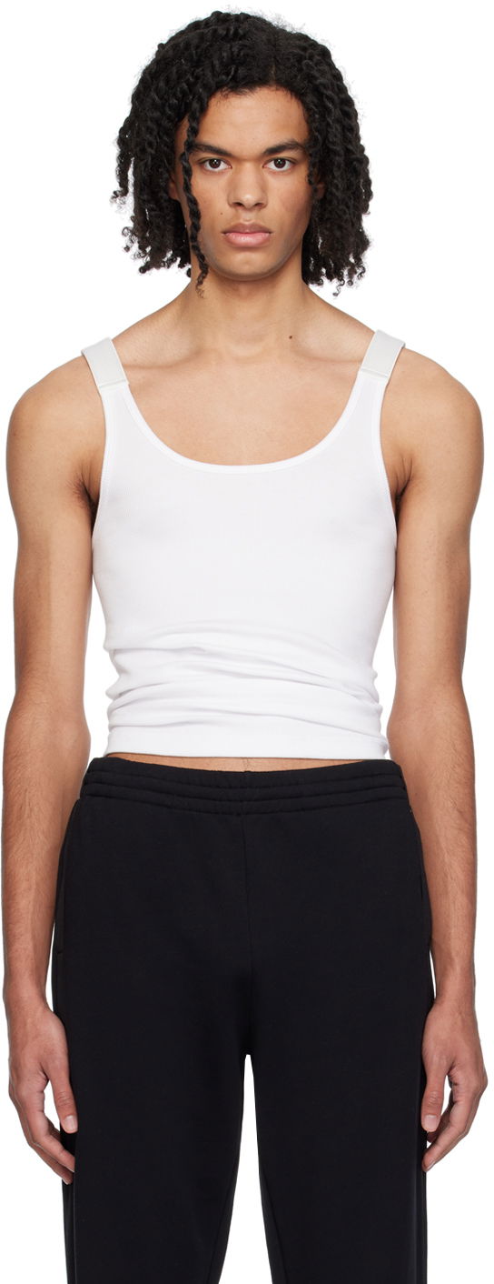 Безрукавка Helmut Lang Seatbelt Tank білий | O02HW516