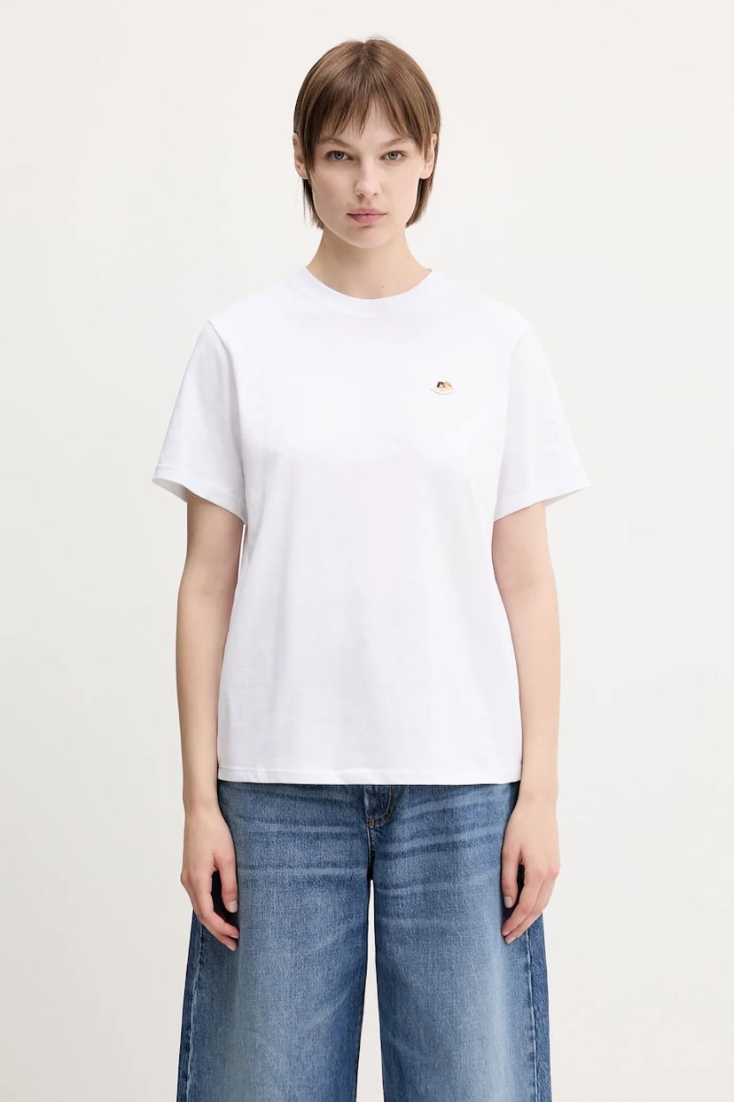 Футболка Fiorucci Fiorucci Angel Patch Slim Fit T-Shirt білий | W02SPTSH101CJ01WH01
