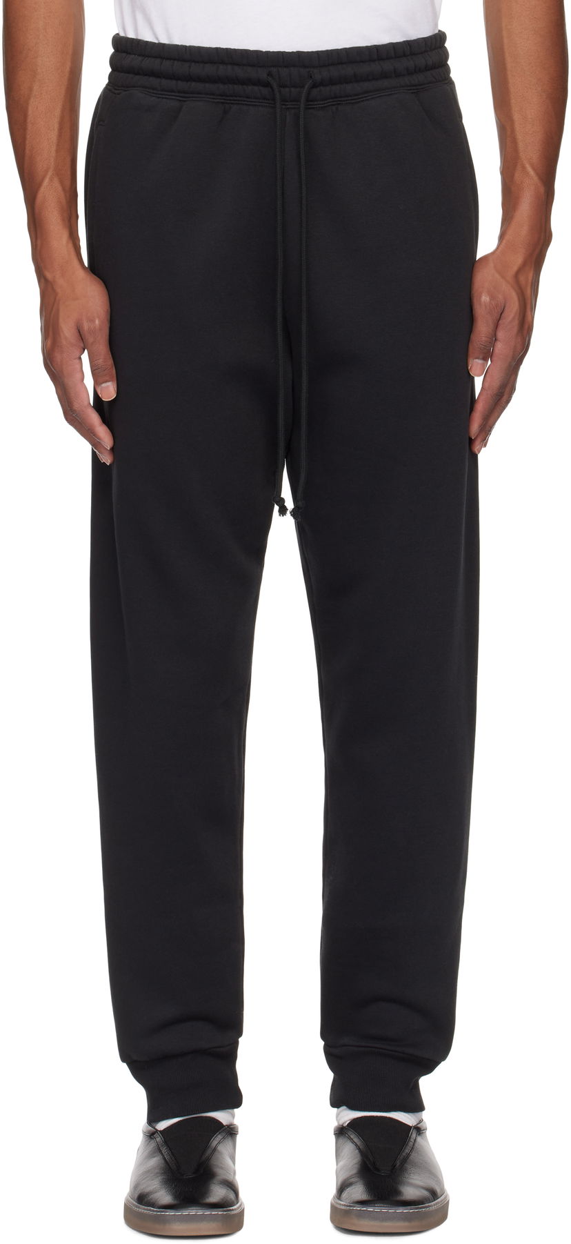 Спортивні штани SKIMS SKIMS Fleece Tapered Sweatpants чорний | BO-PNT-5428M