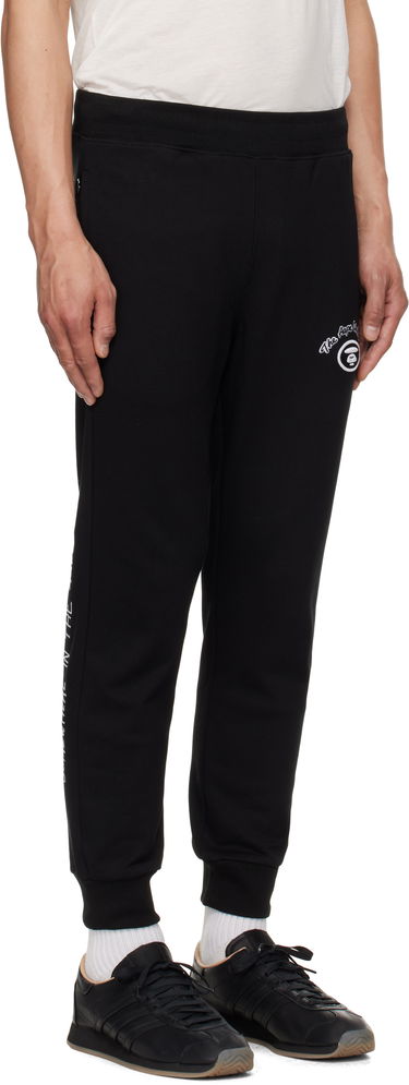 Спортивні штани AAPE by A Bathing Ape AAPE by A Bathing Ape 'AAPE' Basic Sweatpants чорний | AAPPTMB698XXNBKX, 1