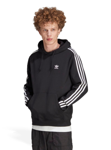 Світшоти adidas Originals Adicolor Classics 3-Stripes Hoodie чорний | IM2088