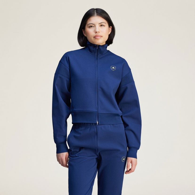 Світшоти adidas Performance adidas by Stella McCartney Knitted Jacket темно-синій | JF8515