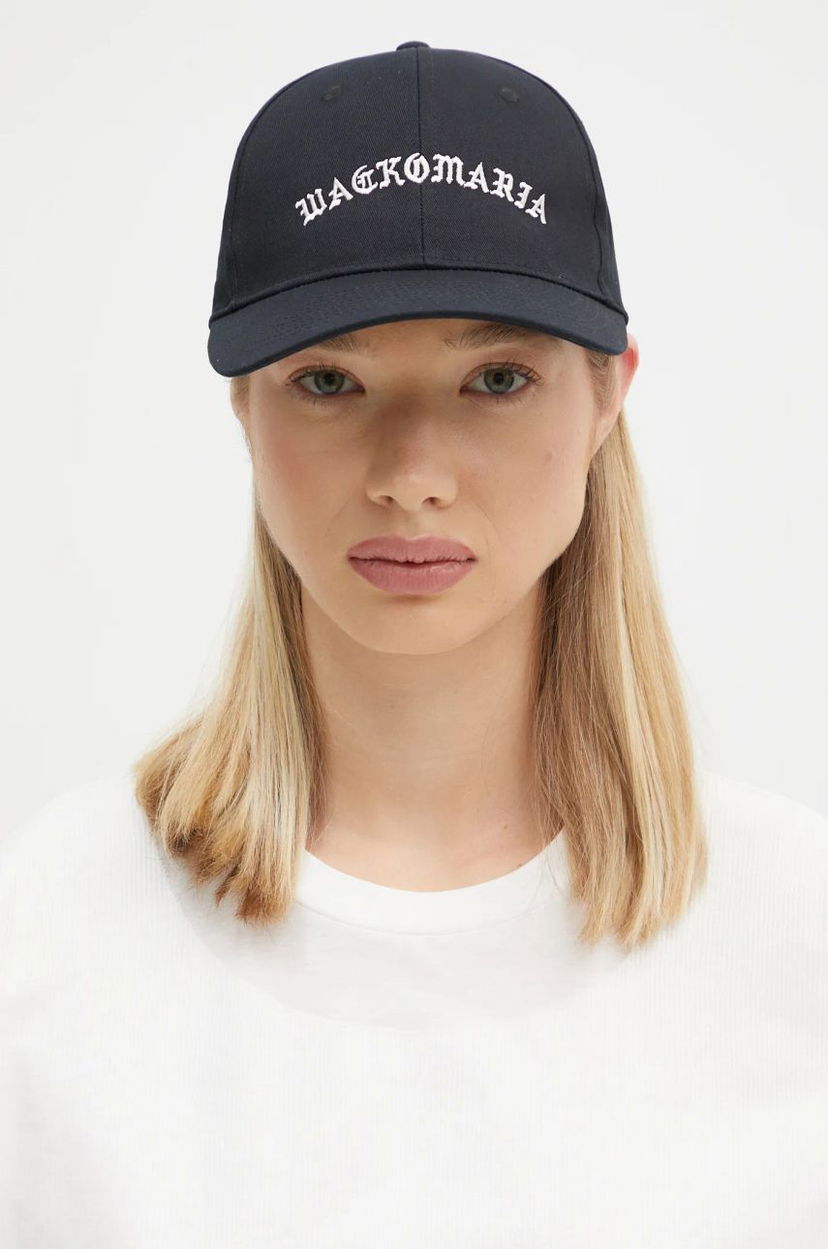 Кепка WACKO MARIA 6 Panel Cap чорний | 24FW.WMA.CP06