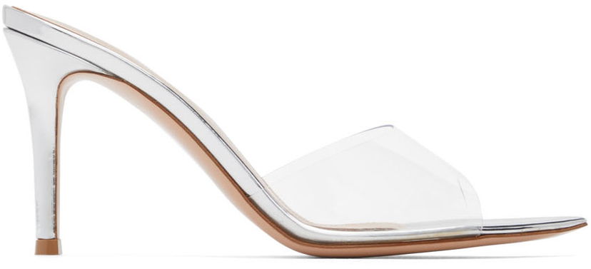 Догляд за взуттям Gianvito Rossi Gianvito Rossi Elle Heeled Sandals Металік | G11050.85RIC.GME