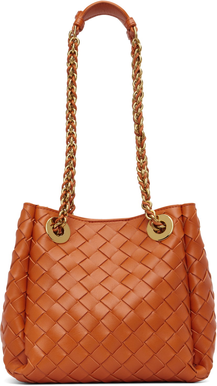 Сумочка Bottega Veneta Bottega Veneta Small Parachute Chain Bag Помаранчевий | 817175 V4SC5