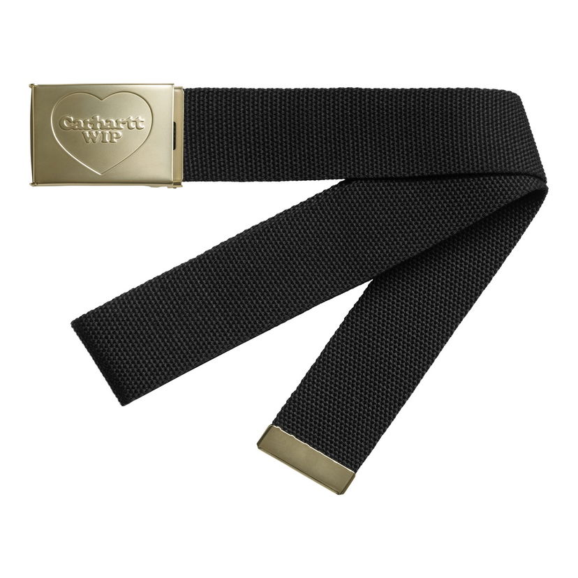 Ремені Carhartt WIP Heart Clip Webbing Belt чорний | I034631_1