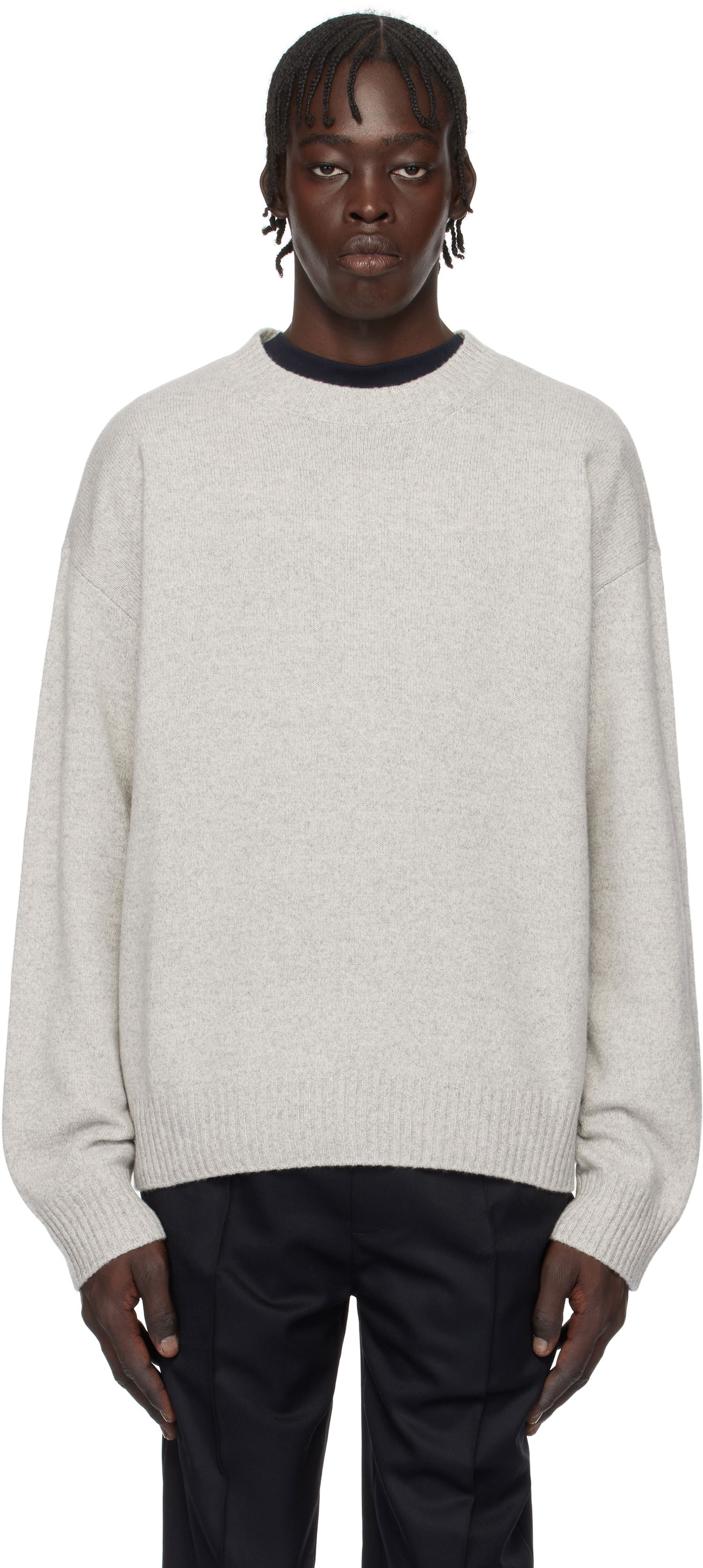 Cветр A.P.C. Sweater Marcel Сірий | WSAAX-H23393, 0