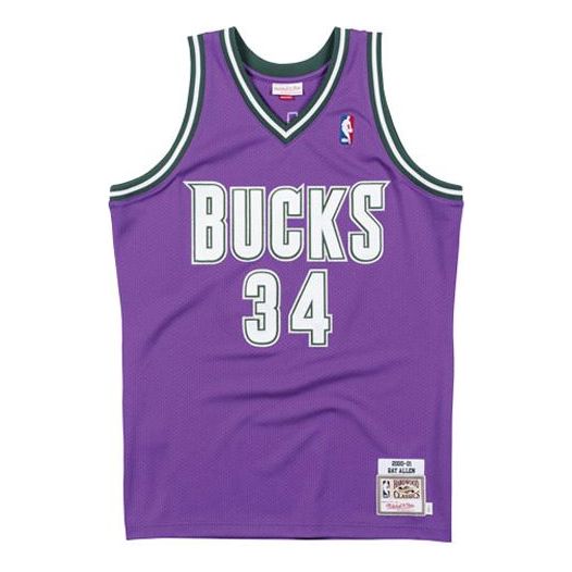 Безрукавка Mitchell & Ness Mitchell & Ness Bucks Allen Authentic Jersey Фіолетовий | AJY4LG19026-MBUPURP00RAL