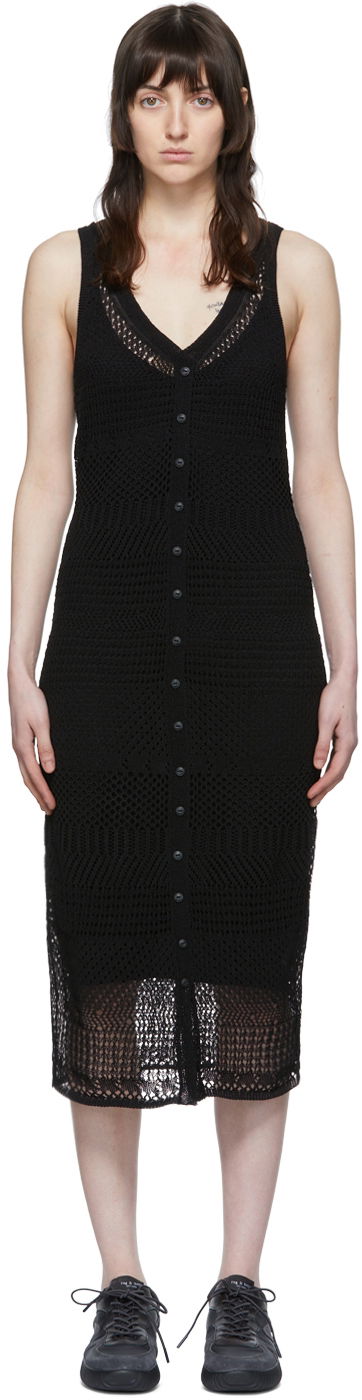плаття rag & bone Rag & Bone Knit Midi Dress чорний | WAS22P0135213, 0