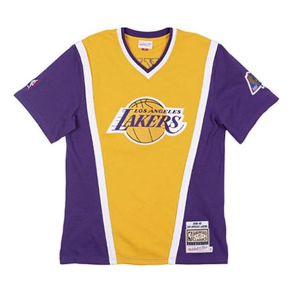 Джерсі Mitchell & Ness Mitchell & Ness Los Angeles Lakers 1996-97 Authentic Shooting T-Shirt Жовтий | ASSHSB20005-LALLTGD96