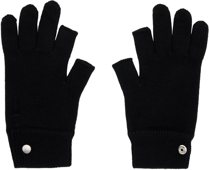 Рукавички Rick Owens Rick Owens Concordians Touchscreen Gloves чорний | RU02E1492 WS