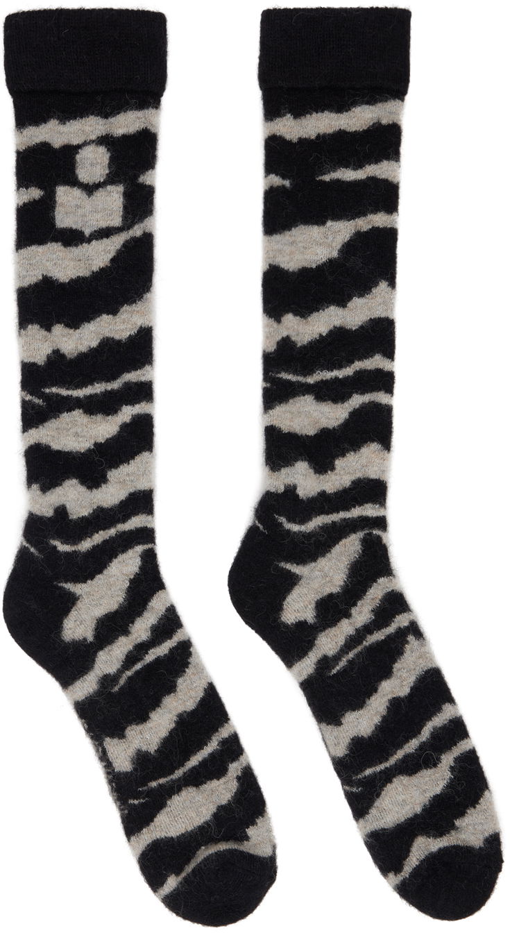 Шкарпетки ISABEL MARANT Shona Socks чорний | CT053JFA-B3C12A