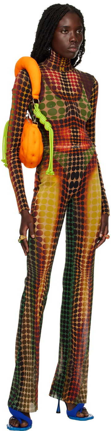 Cветр Jean Paul Gaultier Gaultier Dots Print Turtleneck Top Різнокольоровий | 22/09-U-TO049-T521, 3