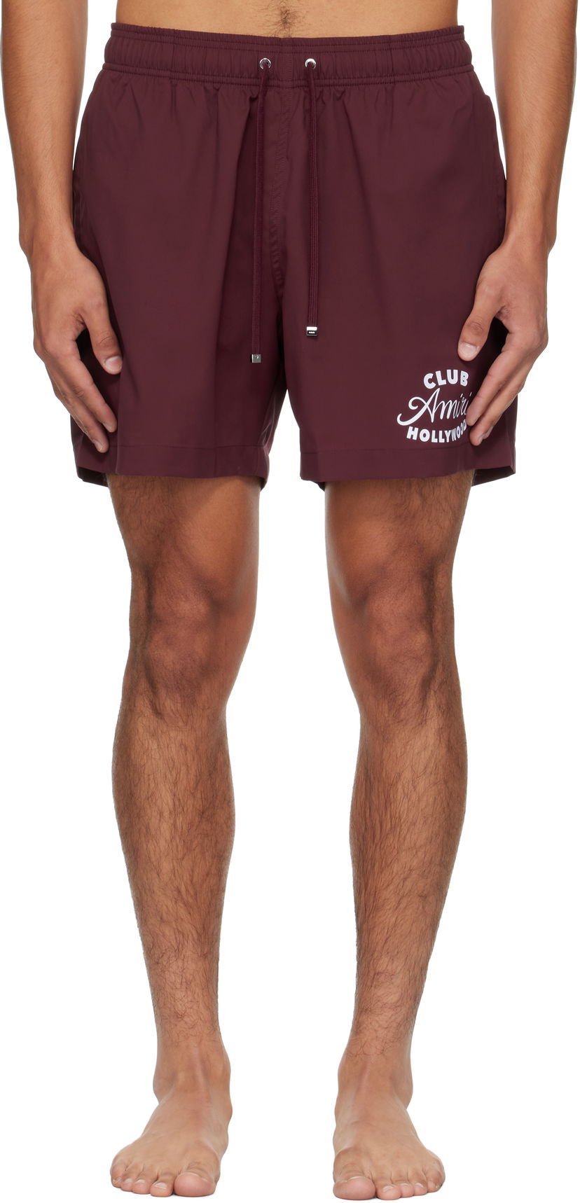Шорти AMIRI AMIRI 'Club Amiri' Swim Shorts Бордовий | AMSWTK1045