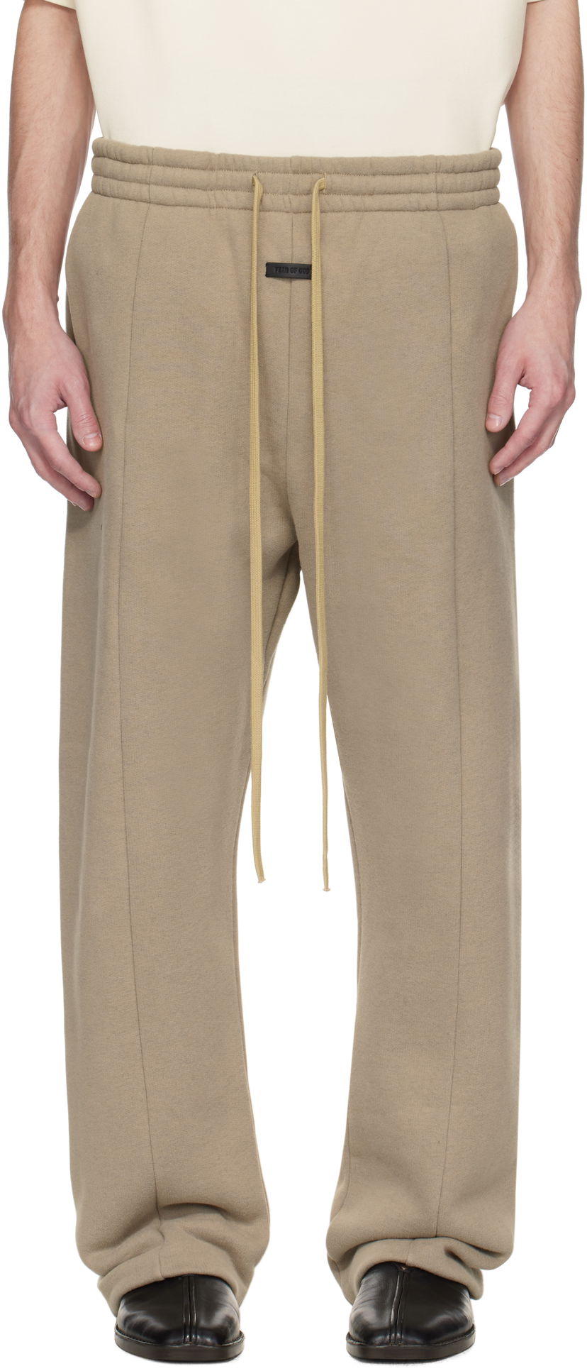Спортивні штани Fear of God Fear of God Fleece Relaxed Sweatpants бежевий | FGE240-419CCF