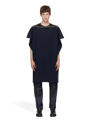 Cветр A.P.C. x JW Anderson Edition Sweater темно-синій | WOAPC-M22238