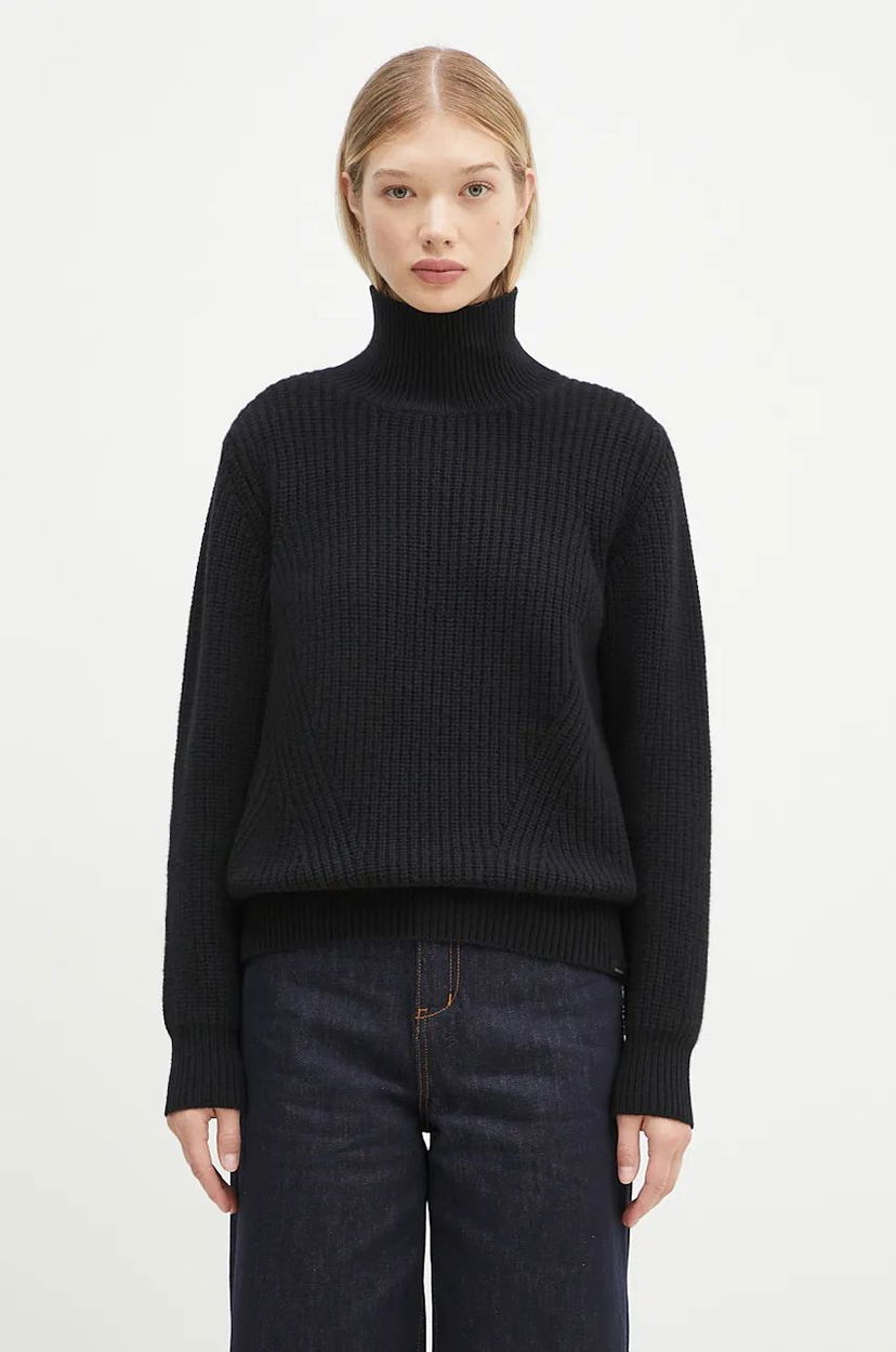 Cветр WOOLRICH Canberra Turtleneck Sweater чорний | CFWWKN0329FRUF0712.UF07
