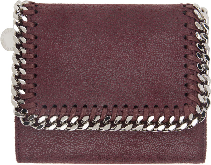 Гаманець Stella McCartney Stella McCartney Falabella Small Flap Wallet Бордовий | 431000WP0086