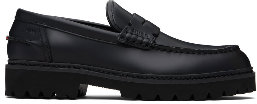 Кросівки та взуття BOSS Hugo Lug Loafers чорний | 50552688