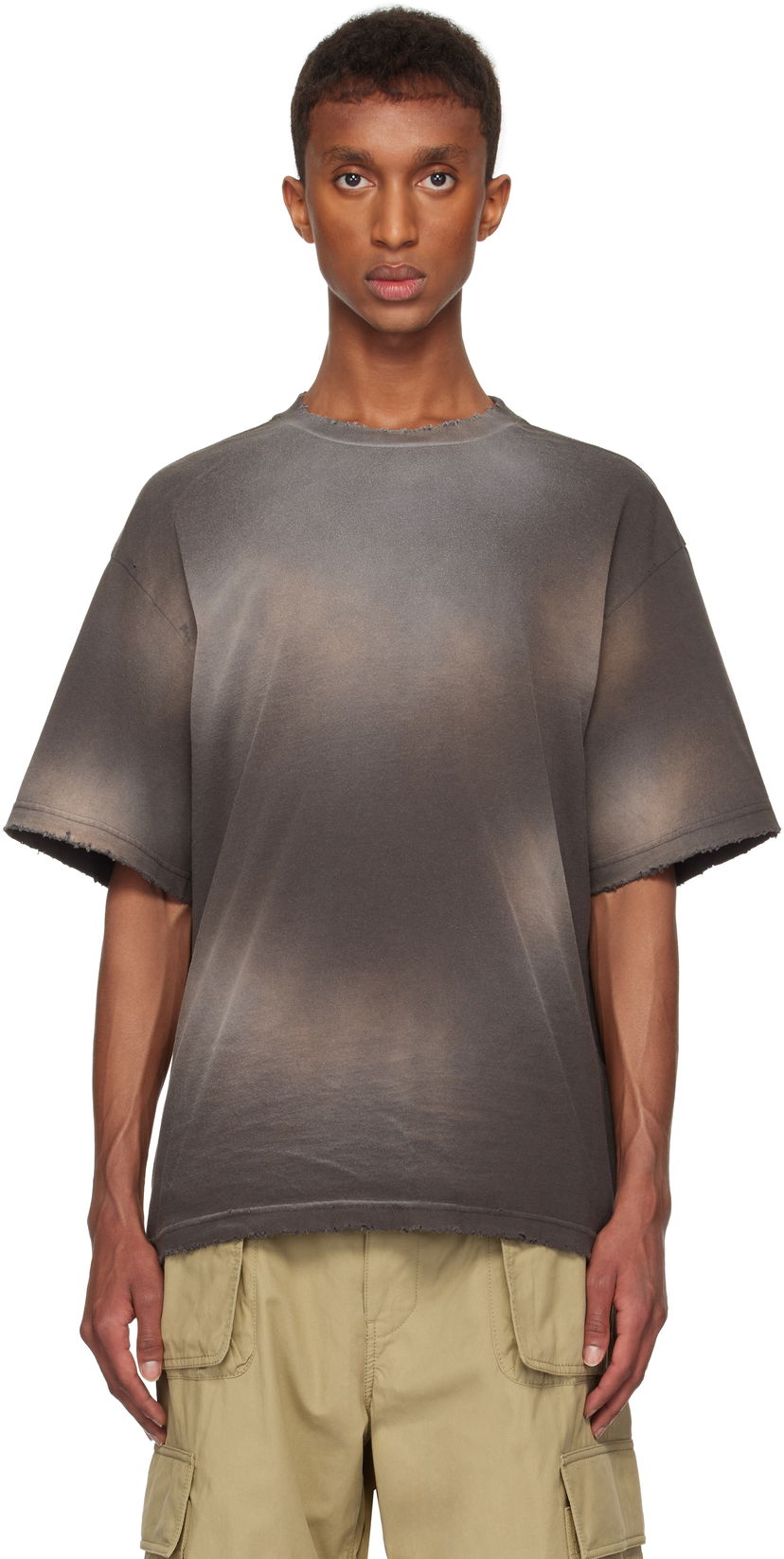 Футболка We11done We11done Standard Washed T-Shirt Сірий | WD-TT3-24-726-U-CH