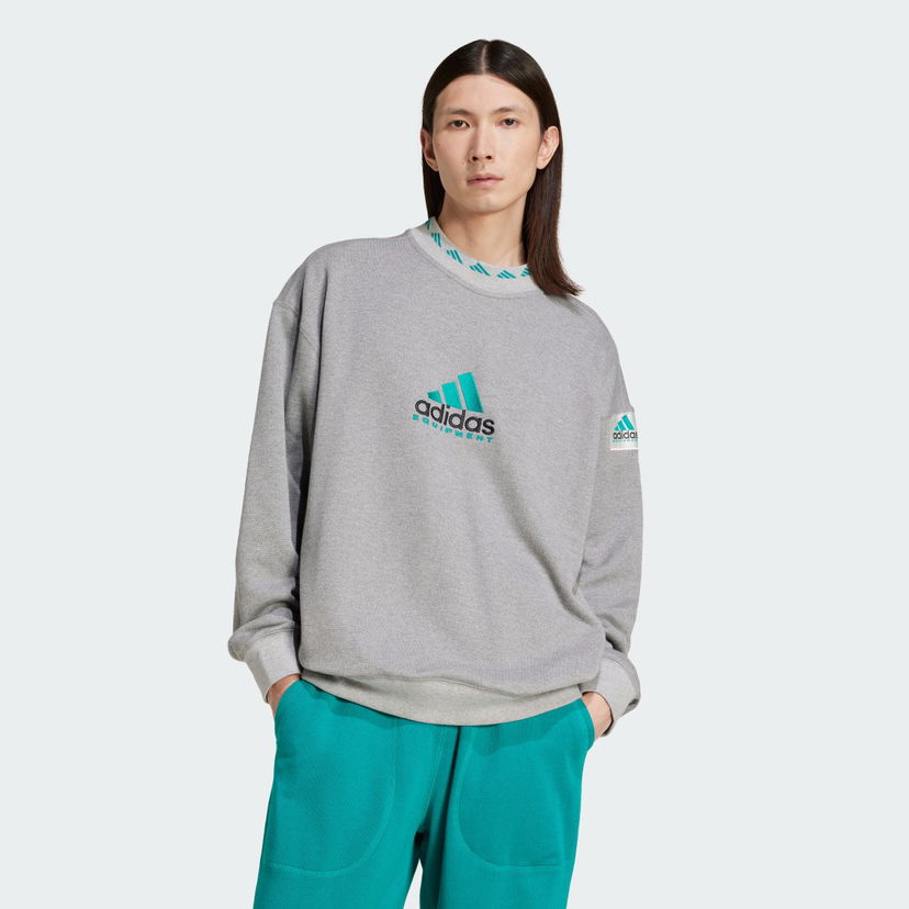 Світшоти adidas Performance EQT Crewneck Sweatshirt Сірий | JP0190