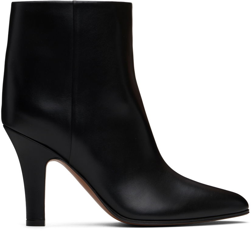 плаття The Row The Row Prudens Leather Ankle Boots чорний | F1531-L57