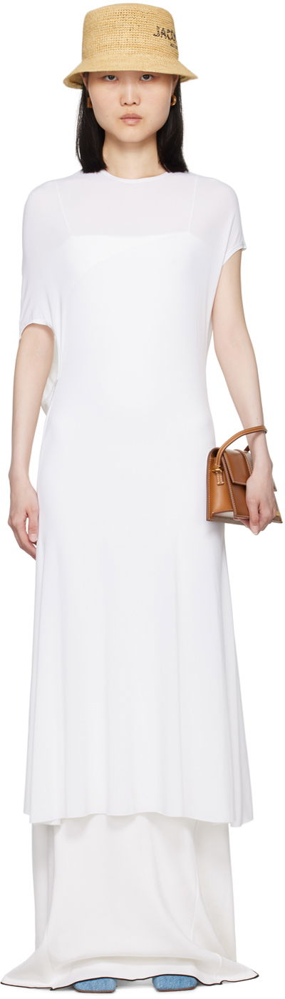плаття Jacquemus White La Casa 'La robe Salerno' Midi Dress білий | 24H243DR193-1674