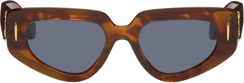 Сонцезахисні окуляри Loewe Loewe Small Butterfly Screen Sunglasses Коричневий | LW40160IM5153V 840126861174