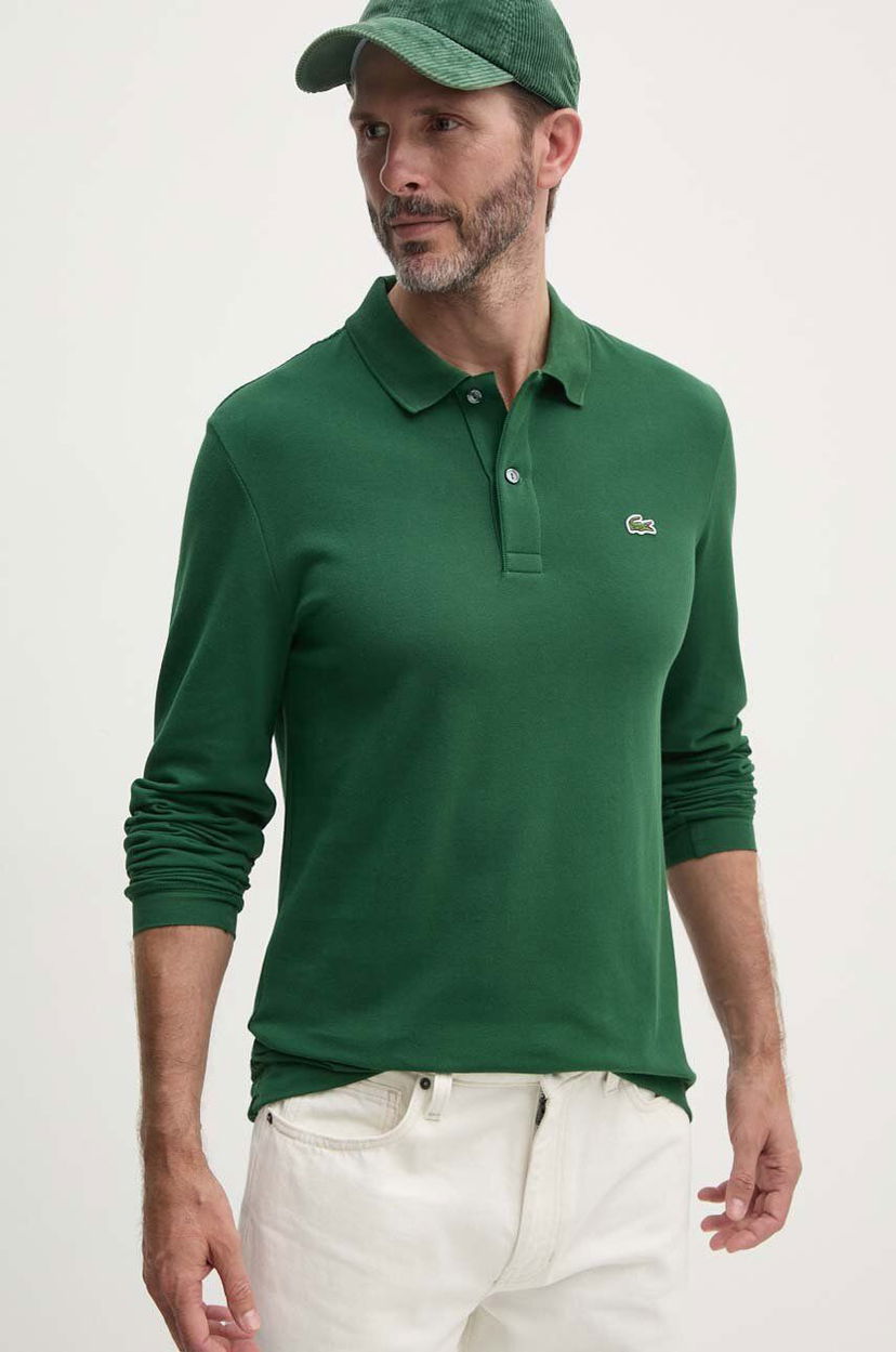 Сорочка поло Lacoste Long Sleeve Polo Зелений | PH4013